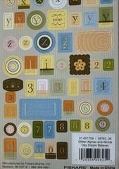 DAY DREAM BELIEVER ALPHABET Glitter Stickers(212pc)Lower-Case Letter•Card Making