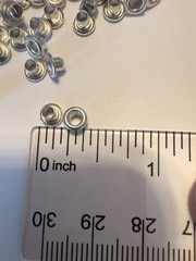 Stampin Up 245pc SILVER Mini Eyelets 1/8 inch 3mm Hole Embellishment 2002