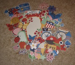 Bo Bunny Noteworthy Page Accents ~ Celebrating Freedom Collection