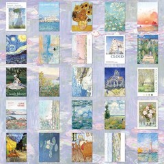 Vintage Oil Painting Scrapbook Sticker, Journaling Supplies for Junk Journal,…