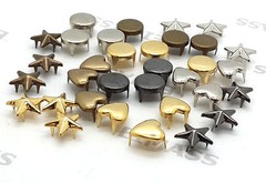 100 x Copper Studs Rivets, Leather Craft, Costumes, Bags, Belts, Shoes, 2188