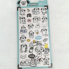 Sticker Sheets 5 Packs New Nekoni Suatelier Puffy Animal Lovers Dogs Mice Kawaii