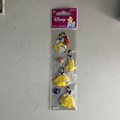 Vtg Disney Snow White Stickers Lot (4) New Packages