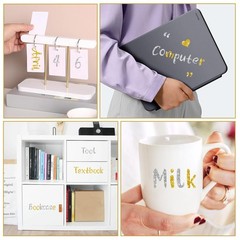 1215Pcs Letter Stickers 15 Sheets Alphabet Stickers Vinyl 1 Inch Stick on Let…