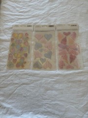 New Lot of 8 Vellum Stickers Sticko Hearts Butterfly Planner Valentine’s
