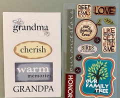 Lot of GRANDPARENTS Stickers! MAMBI, Sticko, Paper House, Etc