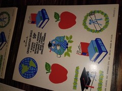 Vintage Sandy Lion Stickers, Carson Delerosa, Hallmark, AGC. Lot