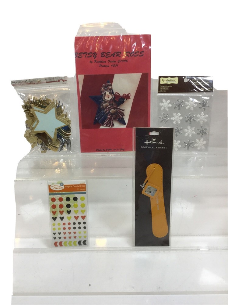 Lot of Scrapbook Embellishments and more: Recollections, Fun Stampers Journey…