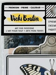 Vicki Boutin Nature Mixed Media Ephemera Pack 280pc Stickers/Cardstock/Acetate