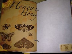 Honey Bee Junk Journal Scrapbook USA Seller
