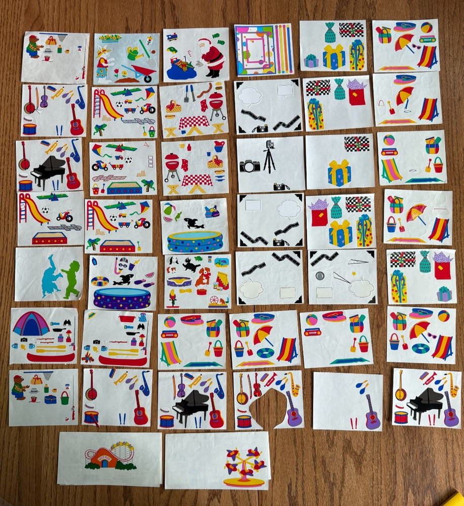 Mrs. Grossman’s Sticker Lot 44 Mods Sheets Vintage 3″x4″ PARTIAL Y2K 90s