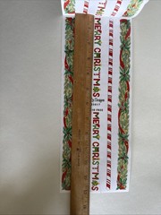 Merry Christmas Border Sticker ROLL NRN Designs Scrapbook Stickers holiday