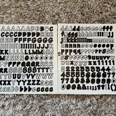 Creative Memories Making Memories Scrapbooking ABC/123 Sticker PC Letters Used