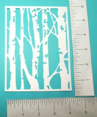 🌲5 BRANCHED BIRCH TREES 🌲cardstock paper die cut embellishments