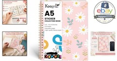Reusable Sticker Book A5 Album Organizer 50 Sheets Release Paper