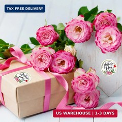 72PCS Happy Mother’s Day Labels Stickers – 1.5″ Floral Mothers Day Gift Tags Wat