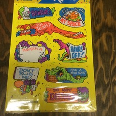 Vintage post it neon color monster stickers in sealed package 3M