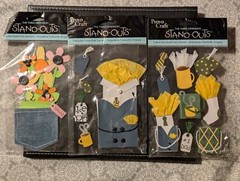 Provo Craft Stand-Outs Lot of 3 Dad & Thank You Theme NIP