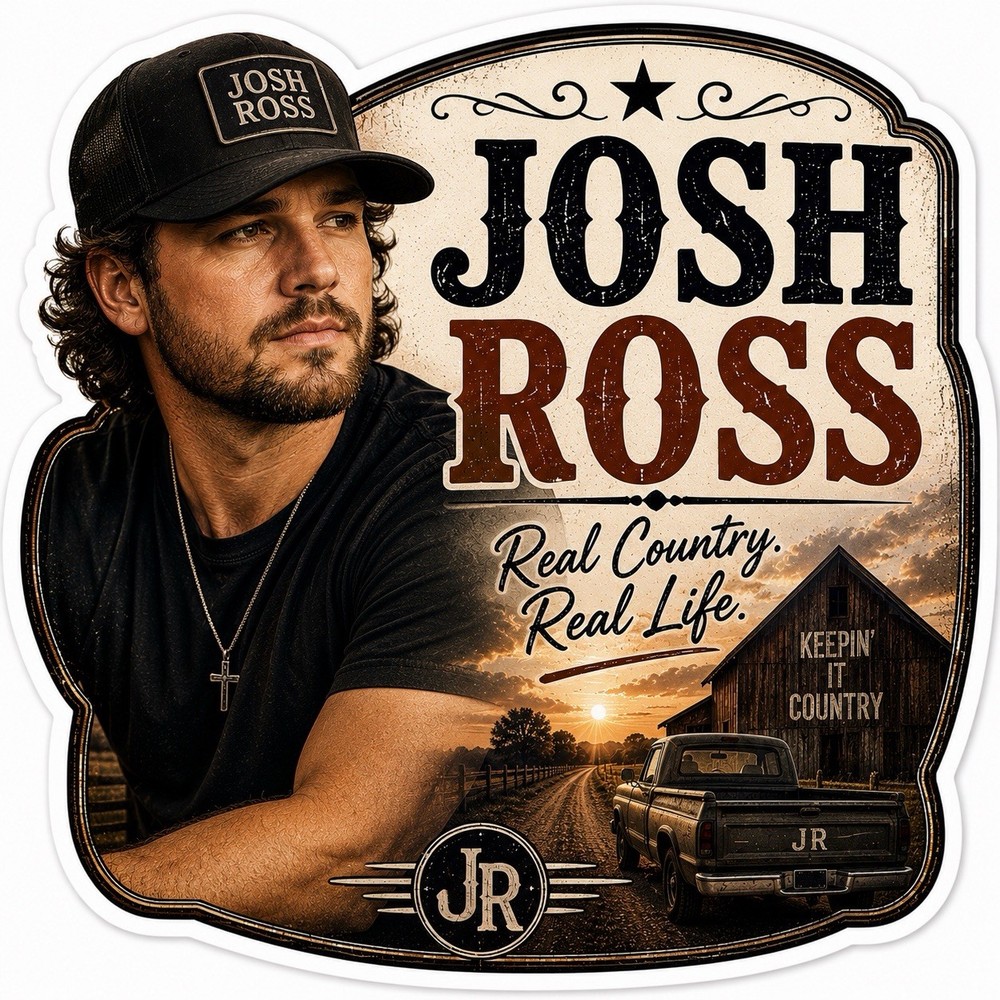 Josh Ross Sticker/Country/Country Music/Nashville