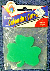 1997 🔥CUT-OUTS 🔥 377 Pieces Scrapbook Hobby Shamrock Tulip Cloud Smiley Face