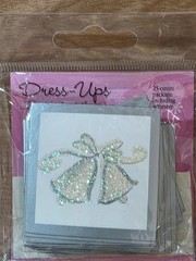 Masterpiece Studios Dress-Ups WEDDING BELLS Flat Cards w/Adhesive – 25 pcs