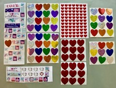 Lot Of Valentines Day Stickers! Jolee’s Boutique, Cloud 9, Reminiscence, Etc