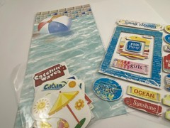 Summer Vacation Season Scrapbook Packs Papers Embellishments Diff Lots to Choose