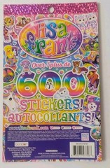 Lisa Frank Over 600 Stickers Book Rainbow Unicorn Panda Leopard NEW
