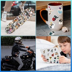 Arme Large Anime Stickers Mixed Pack,600Pcs Mixed with Classic Anime Theme