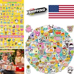 Cute Decals Bulk 200 Pcs Aesthetic Stickers for Kids Water Bottles and Laptops
