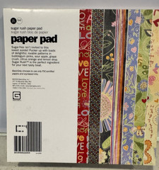 Basic Grey Sugar Rush 12 x 12 6 x 6 Sticker Brads Scrapbook Paper LOT