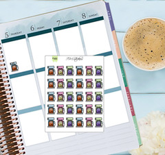 Gas Money Spending Tracker Fuel Reminder Hand Drawn Planner Stickers Expenses