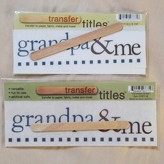 NEW Lot 10 MME Transfer Titles Family Father Mother Grandparents Home Sweet Home