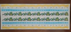 All My Memories SPRING BOY BORDER sticker sheet, frogs, dragonflies, large sheet
