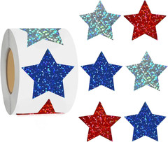 500Pcs 1.5Inch Spring Tulip Waterproof Stickers for Gifts and Classroom