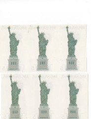 Mrs Grossman Grossman’s Stickers – Metal Statue of Liberty – 2 sheets as shown