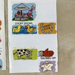 Vintage Cool Graphics Stickers Partial Sheets Retro