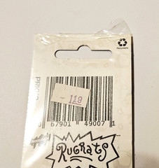Sandylion Stickers Rugrats New Package 1 (ONE) strip ~Chuckie Kromekote~ 1997