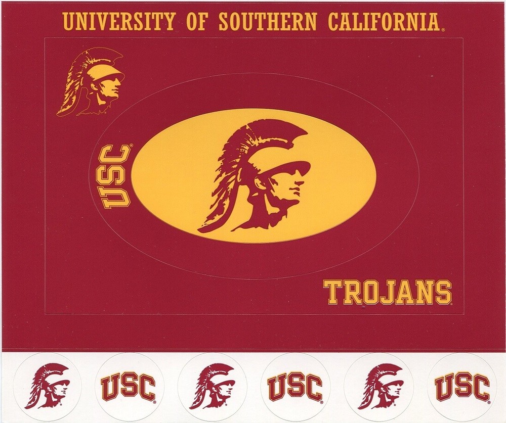 University of Southern California USC NCAA Cardstock Sticker Frame, scrapbook
