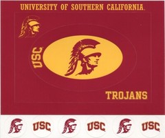 University of Southern California USC NCAA Cardstock Sticker Frame, scrapbook