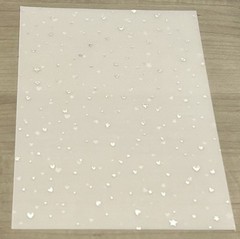 New Happie Scrappie Stars & Hearts 💞 Vellum Full Sheet