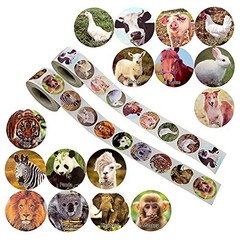 1000 Pcs Realistic Farm Animal Stickers for Kids Classroom Barnyard Party Favor