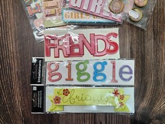 Scrapbooking Stickers Girlfriend Theme Lot of 13 Packages (#4) women besties