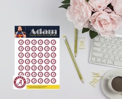University of Alabama Crimson Tide College Planner or Reminder Stickers