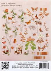 49 & Market Acetate Assortment – Color Swatch: Terracotta, TCS-29888