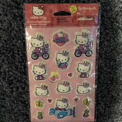 Hello Kitty Crown Stickers Stickety-Doo-Da American Greetings 2005 2 Sheets