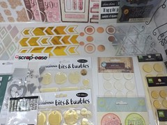 Lot Of 55 Mixed Brands Scrapbooking Supplies, Stickers, Sentiments, Etc.