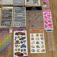 Lot Of 18 NOS Vintage Pkgs Of Stickers Asst Brands + Themes #5