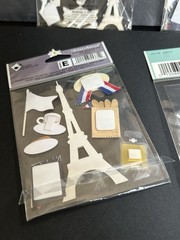 jolee’s boutique Dimensional stickers Paris Eiffel Tower 4 Sheets 32 Stickers