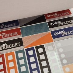 NEW Paper House Life Organized Planner Sticker Book Sports 260 Pcs 4 pgs -C